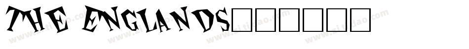 The Englands字体转换